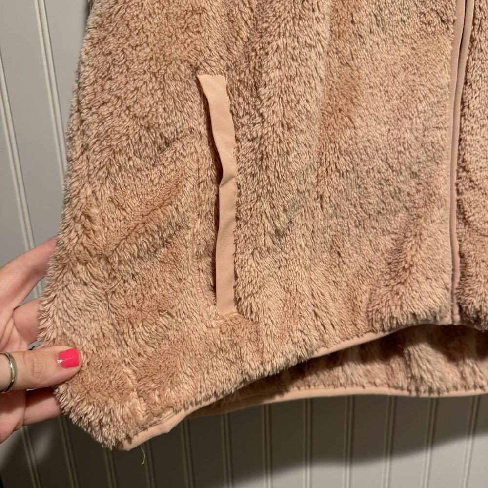 Zyia Active Blush Pink Sherpa Zip Up Jacket Size 2X - Picture 3 of 7